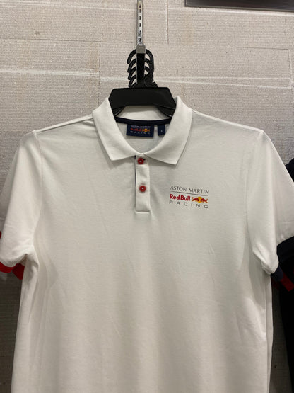 Red Bull Racing Mens Classic Polo White - Fanwear