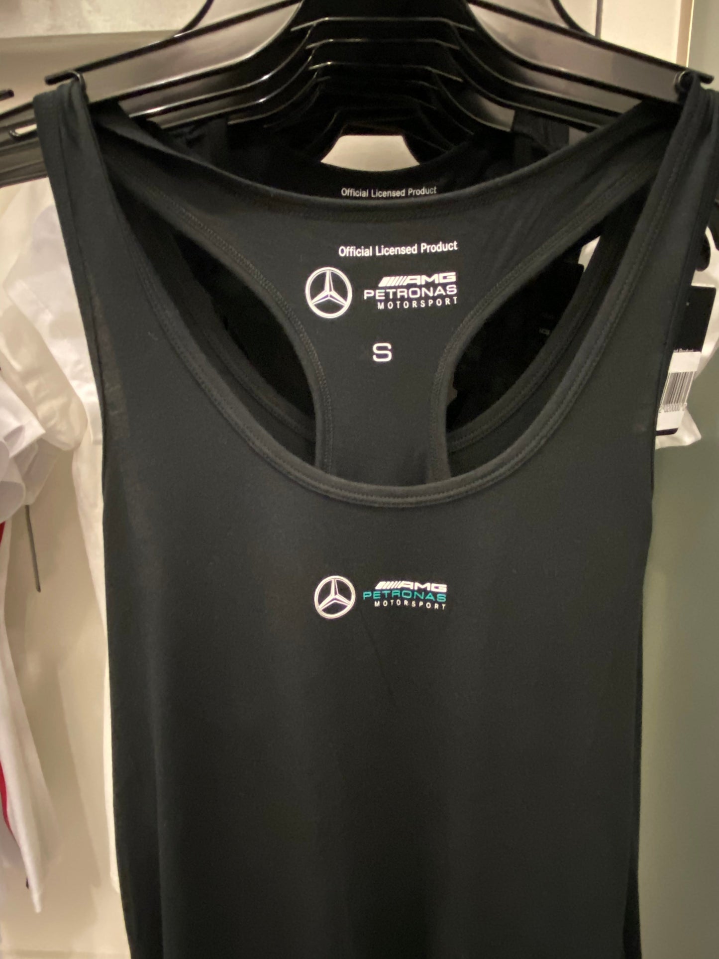 Mercedes-AMG Petronas Motorsport Womens Racerback Vest 2020 Black - Fanwear