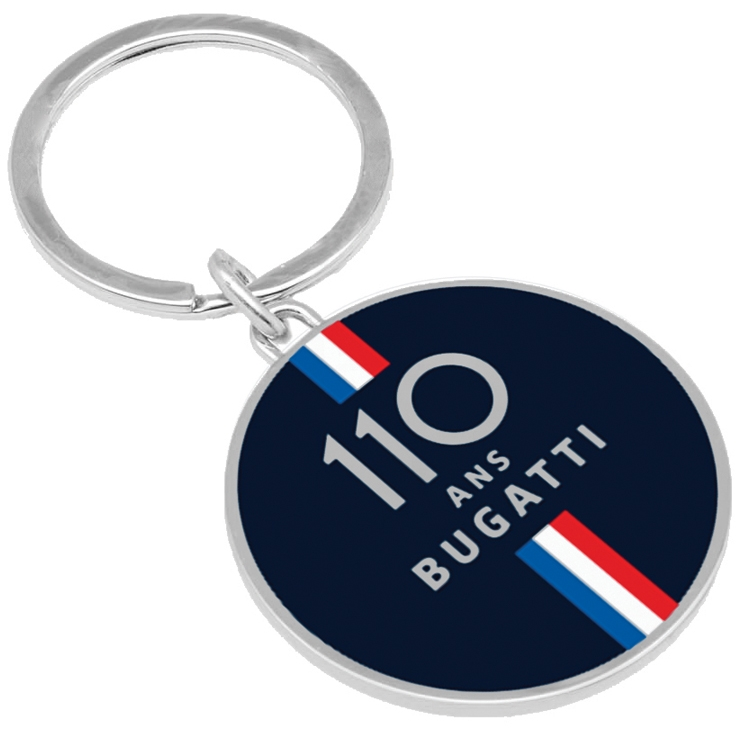 Bugatti Metal Blue Keyring