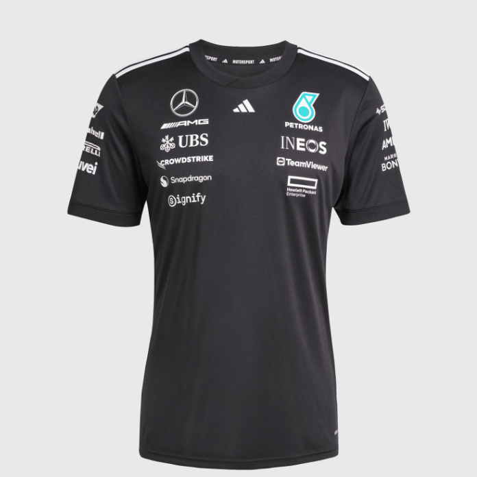 Mercedes Women's Team Driver Jersey Black 2025-RP Teamwear