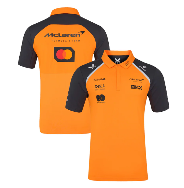 Mclaren Men's Team Polo Shirt Autumn Glory 2025-RP Teamwear