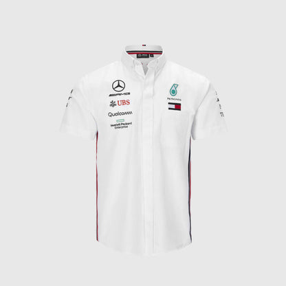 Mercedes-AMG Petronas Motorsport Mens Team Shirt White 2019 - Rp Teamwear