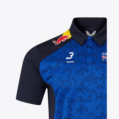 Red Bull Racing Kids Polo Shirt Max Verstappen Night Sky 2026 - RP Teamwear