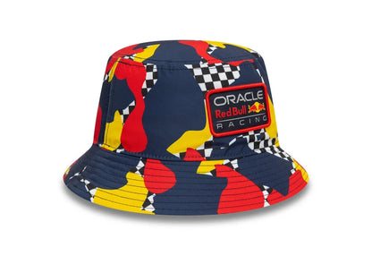 Red Bull Racing Abstract Tapered Bucket Hat Night Sky 2025-Fanwear