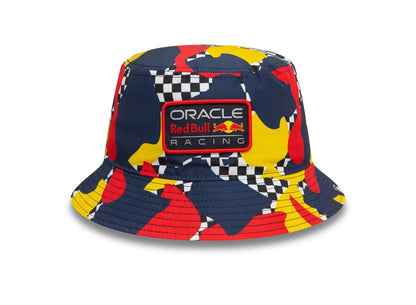 Red Bull Racing Abstract Tapered Bucket Hat Night Sky 2025-Fanwear