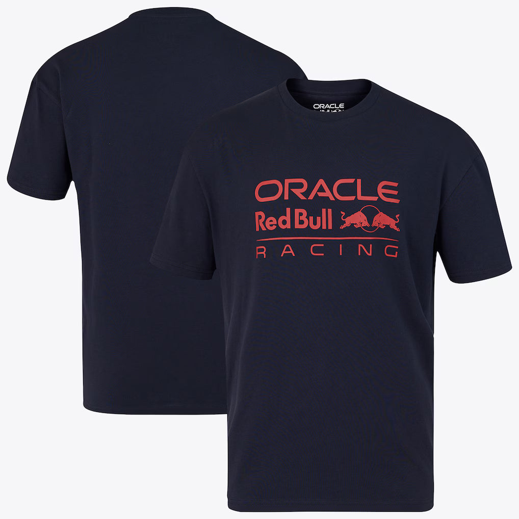 Red Bull Racing Oracle Logo Relaxed Fit T-Shirt 2026 Night Sky - Fanwear