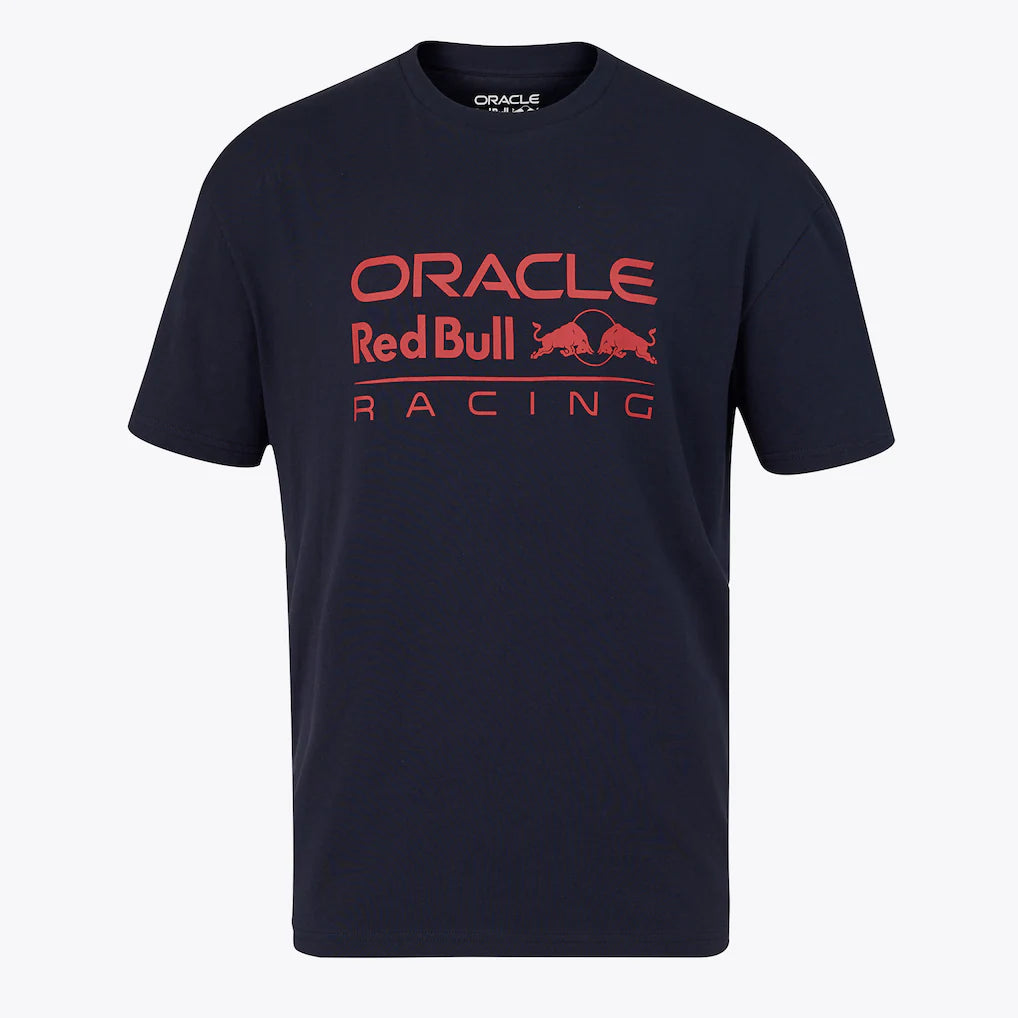 Red Bull Racing Oracle Logo Relaxed Fit T-Shirt 2026 Night Sky - Fanwear