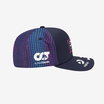 Red Bull Racing Special Edition Max Verstappen Miami 9Seventy Cap Striped Navy 2026 - RP Teamwear