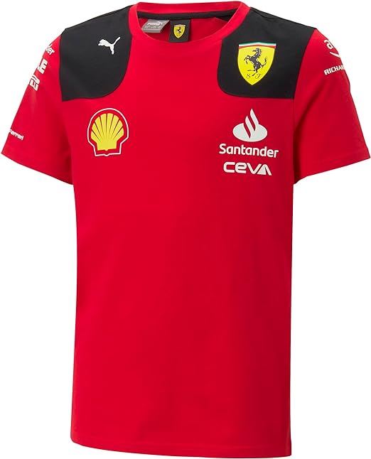 Scuderia Ferrari Kids Team T-Shirt Red 2023-RP Teamwear