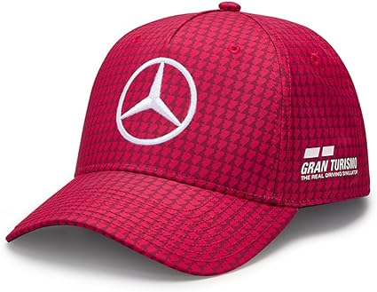 Mercedes-AMG Petronas Formula 1 Team Lewis Hamilton Col Driver Baseball Cap Apple Red 2023-RP Teamwear