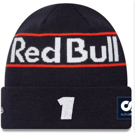 Red Bull Racing Max Verstappen Cuff Knitted Night Sky Beanie 2025-RP Teamwear
