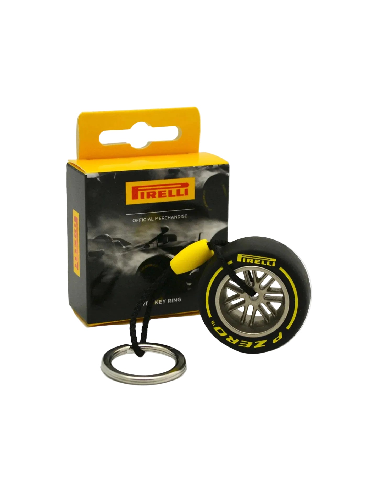 Pirelli Tire Yellow Keyring