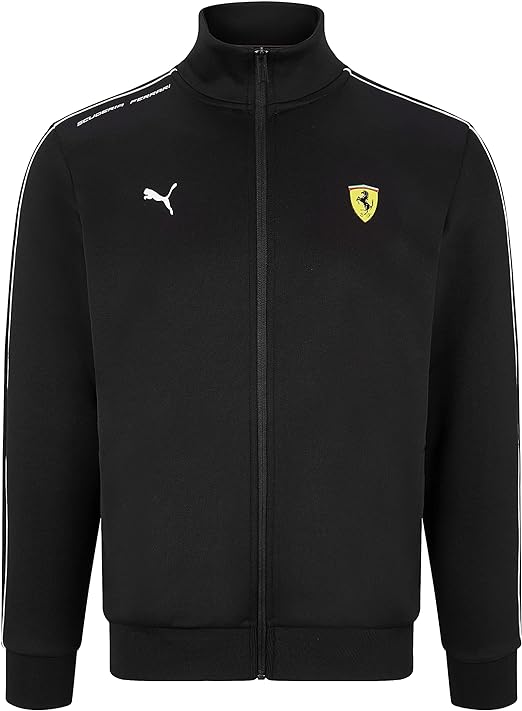 Scuderia Ferrari Puma Men's Track Jacket Black 2022-Fanwear