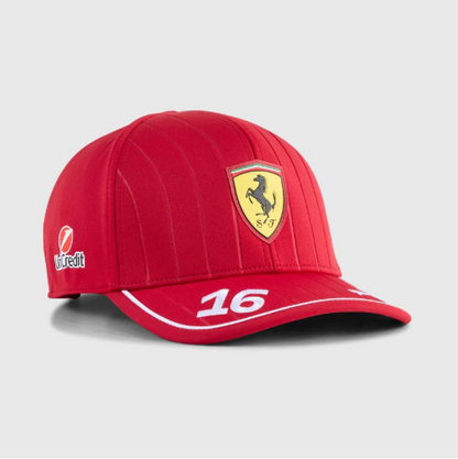 Scuderia Ferrari Charles Leclerc Dark Cherry Cap 2025-RP Teamwear