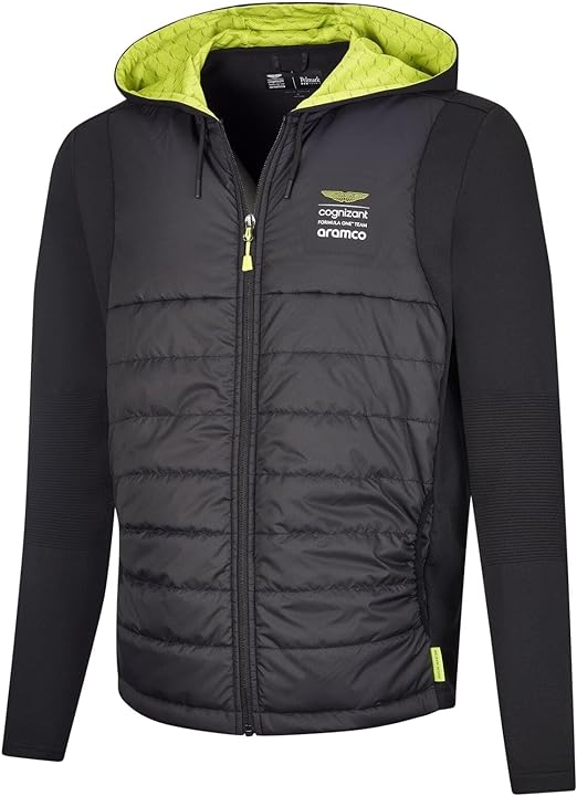 Aston Martin F1 2023 Men's Lifestyle Hybrid Jacket Black