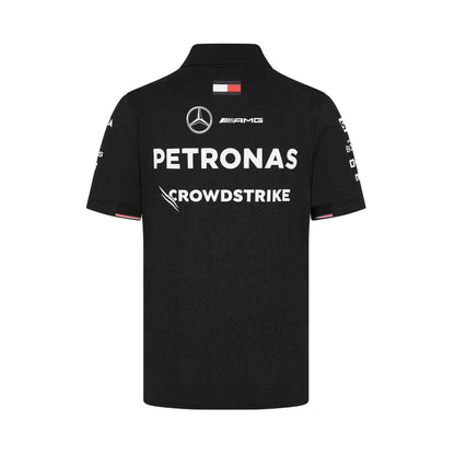 Mercedes-AMG Petronas Formula 1 Team Men's Team Polo Black 2024-RP Teamwear