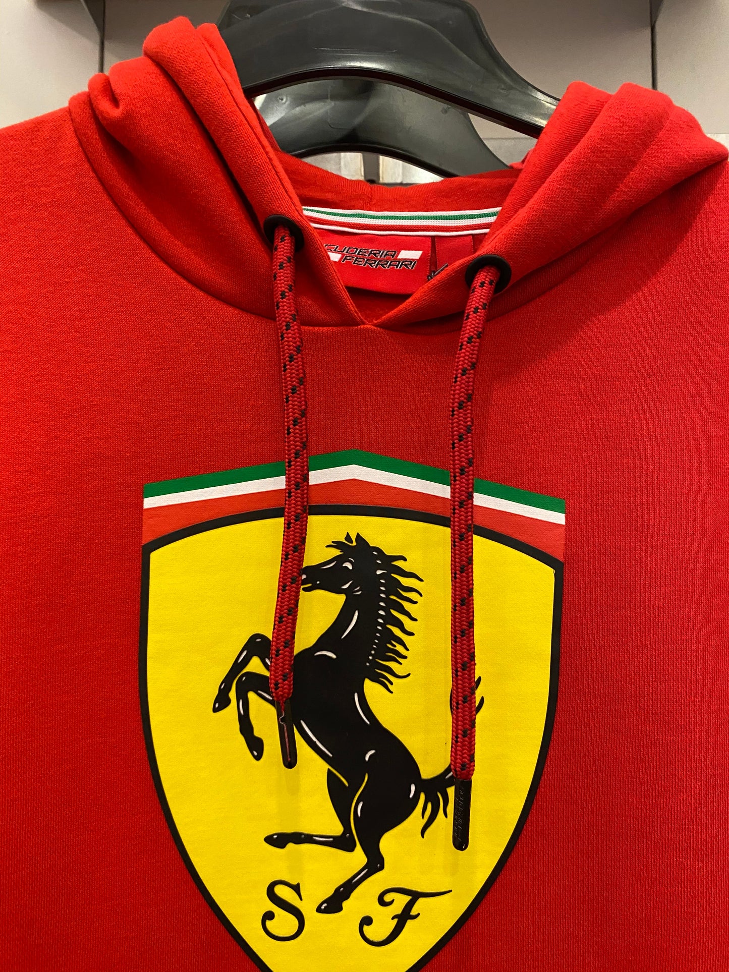 Scuderia Ferrari Mens Hooded Sweat 2020 Red - Fanwear