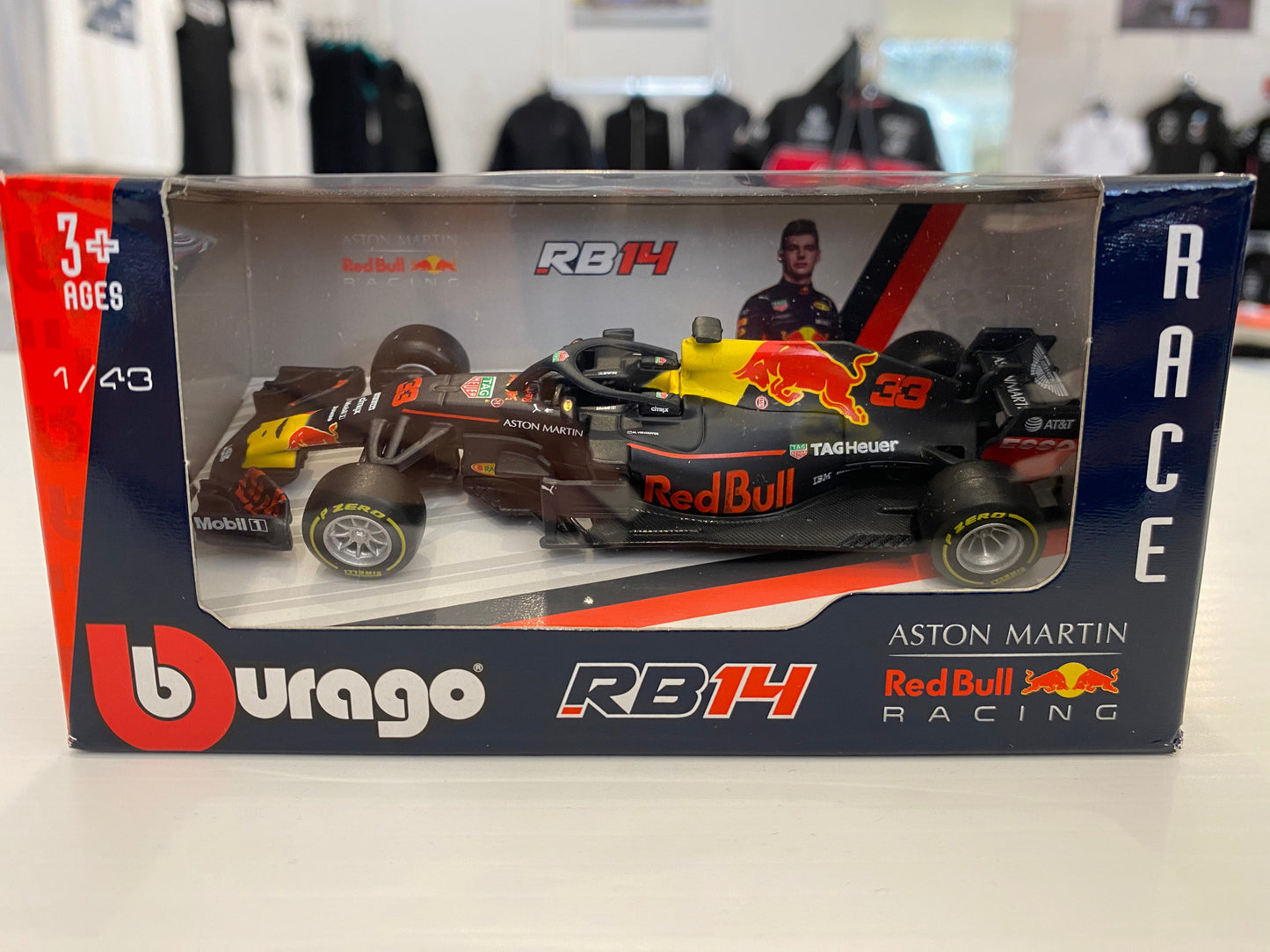 1:43 Scale Model | Red Bull Racing RB14 Max Verstappen Car