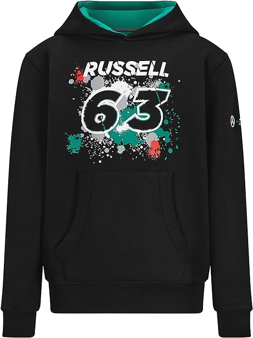 Mercedes-AMG Petronas Formula 1 Team Kids George Russel 63 Hoodie 2022-Fanwear
