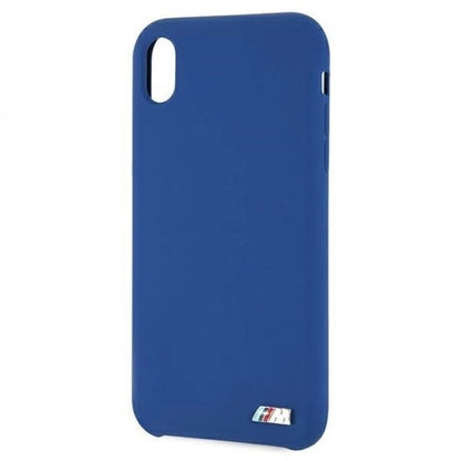 BMW iPhone XR Hard Case - Blue M Silicone