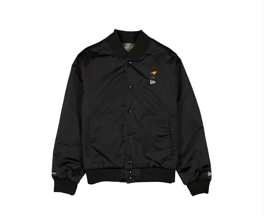 Mclaren Men's Reversible Bomber Jacket Black 2025-Fanwear