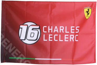 Scuderia Ferrari Fanwear Leclerc Red Flag 60x90 - 2023