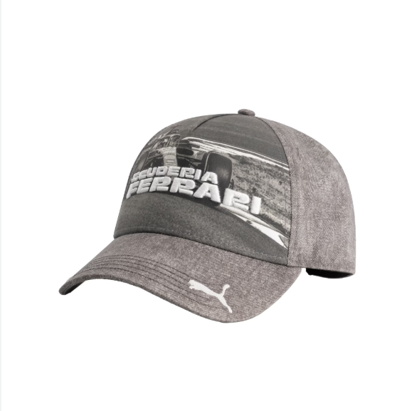 Scuderia Ferrari Graphic Grey Dawn Cap 2025-Fanwear