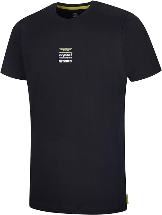 Aston Martin F1 2023 Men's Lifestyle Logo T-Shirt Black