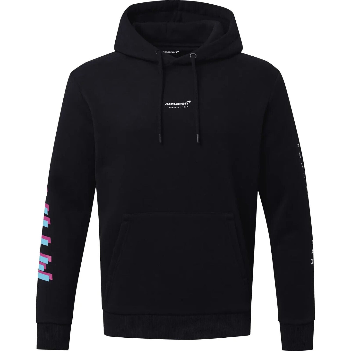 Mclaren Men's Miami Neon Logo Hoodie Black 2022-Fanwear