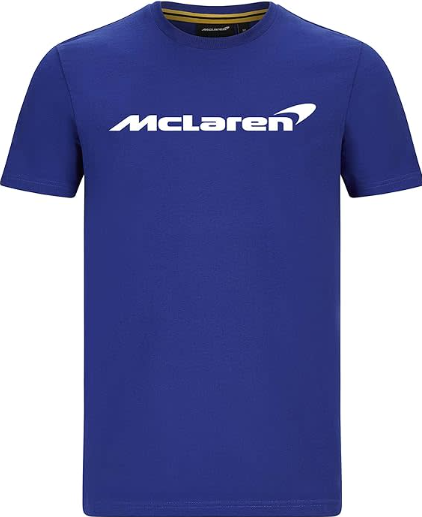 Mclaren Men's Essentials T-Shirt Blue 2021-Fanwear