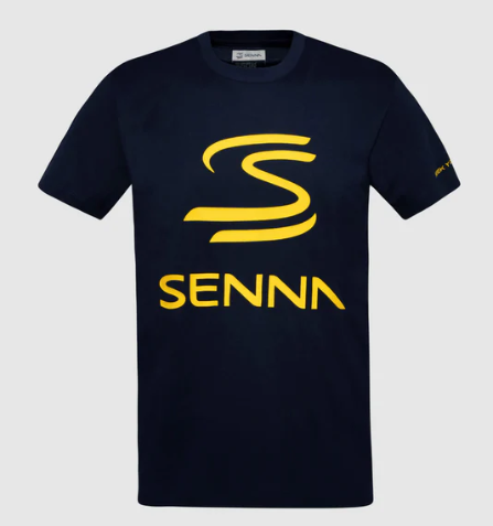 Ayrton Senna Kids Legacy Logo T-Shirt Navy 2025