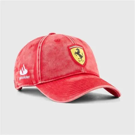 Scuderia Ferrari Mens Special Edition Vegas Team Cap Red 2024 Signed Charles Leclrec - Rp Teamwear