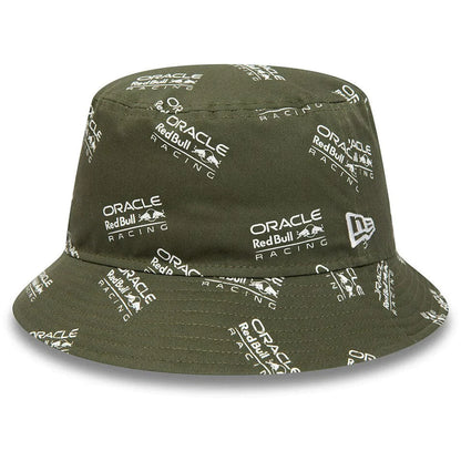 Red Bull Racing Seasonal AOP Bucket Hat Olive 2023-Fanwear