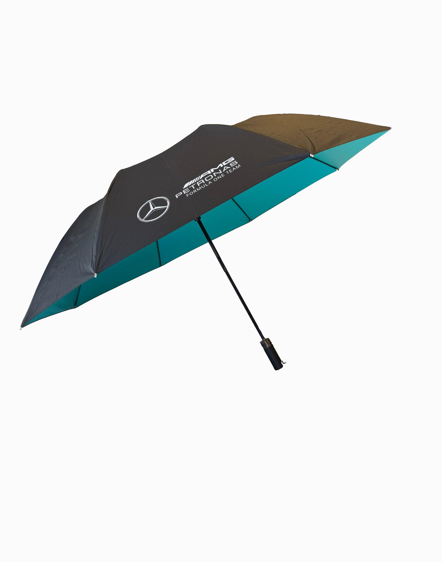 Mercedes-AMG Petronas Formula 1 Team Compact Black Umbrella 2024 - Fanwear