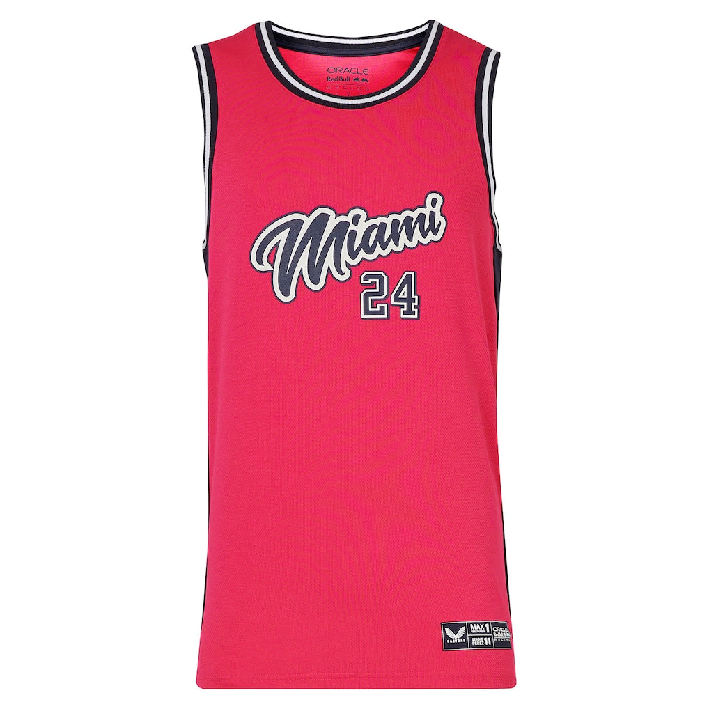 Red Bull Racing Special Edition Miami Basketball Jersey Purple 2024-Fanwear