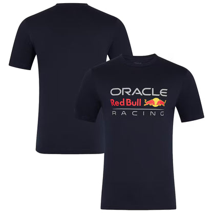 Red Bull Racing Men's Large Front Logo T-Shirt Night Sky 2025-Fanwear