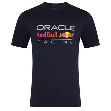 Red Bull Racing Men's Large Front Logo T-Shirt Night Sky 2025-Fanwear