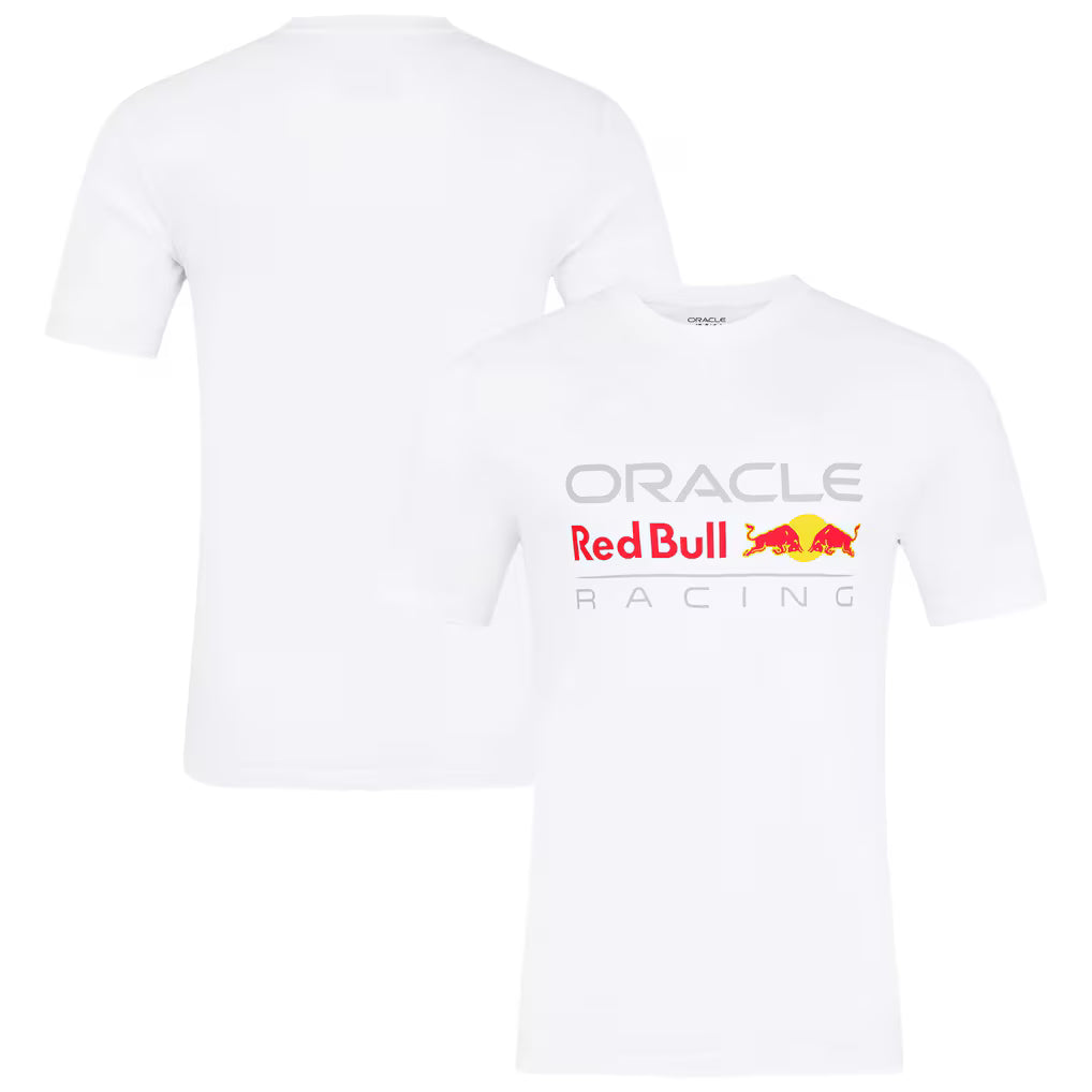 Red Bull Racing Large Front Logo T-Shirt White 2023-Fanwear