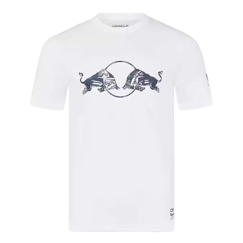 Red Bull Racing Men's Graphic T-Shirt Brilliant White 2025-Fanwear