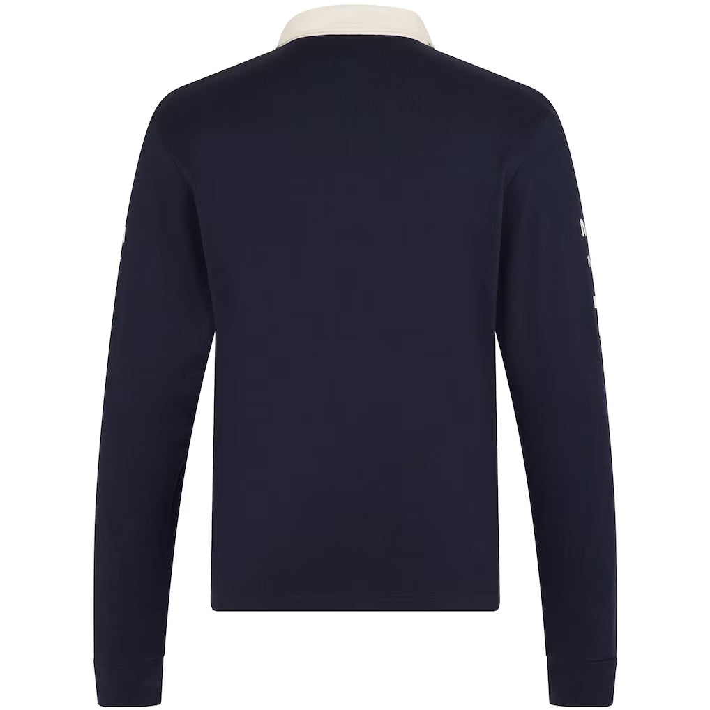 Red Bull Racing Men's Heritage Long Sleeve Polo Night Sky 2025-RP Teamwear