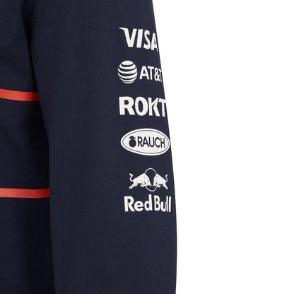 Red Bull Racing Men's Heritage Long Sleeve Polo Night Sky 2025-RP Teamwear