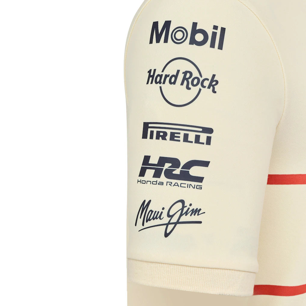 Red Bull Racing Men's Heritage Polo Egret 2025-RP Teamwear