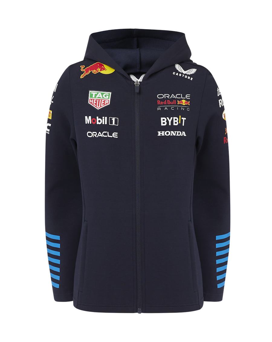 Red Bull Racing Kids Full Zip Hoodie 2024-RP Teamwear