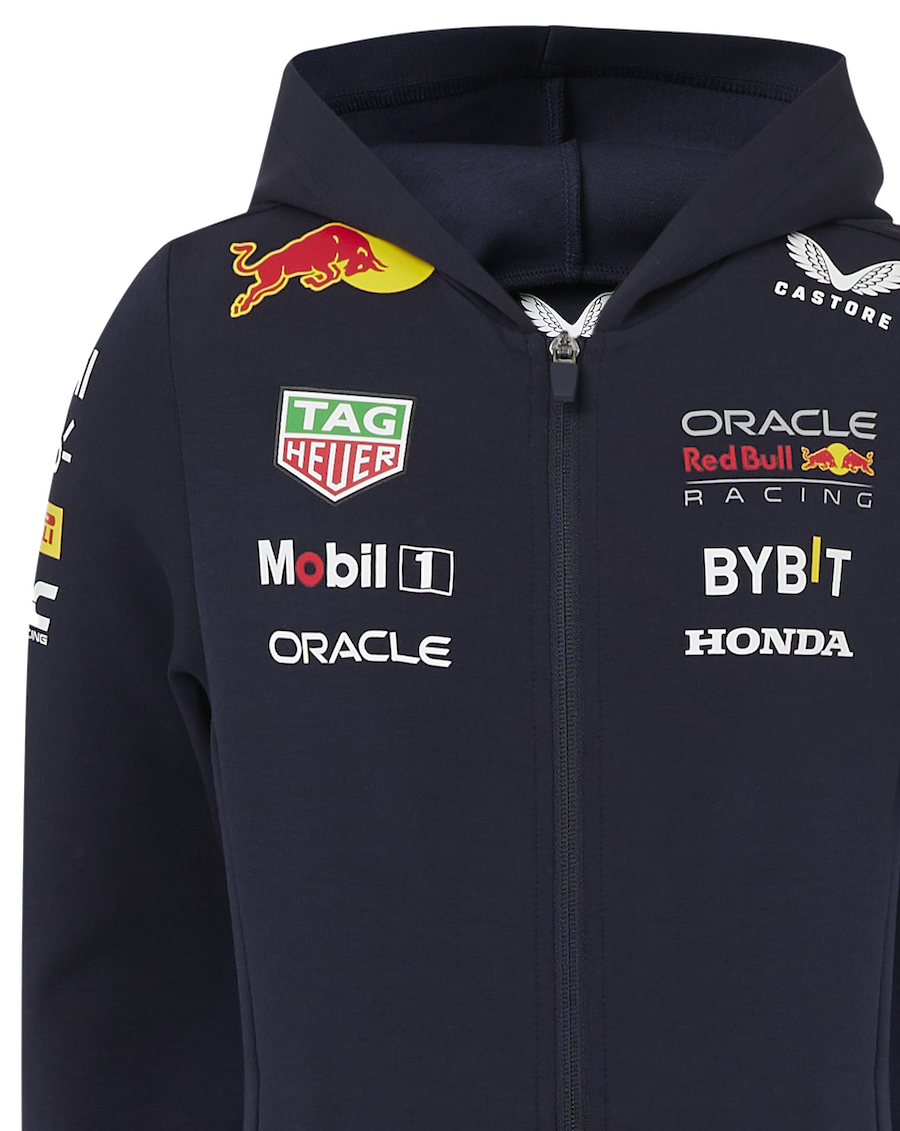 Red Bull Racing Kids Full Zip Hoodie 2024-RP Teamwear