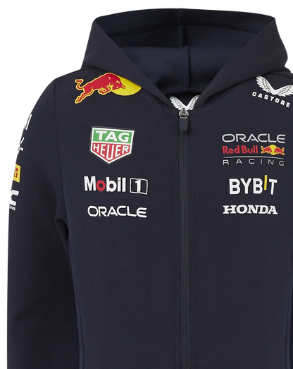 Red Bull Racing Kids Full Zip Hoodie 2024-RP Teamwear