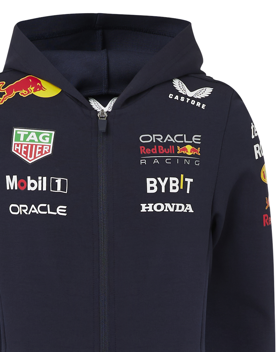 Red Bull Racing Kids Full Zip Hoodie 2024-RP Teamwear