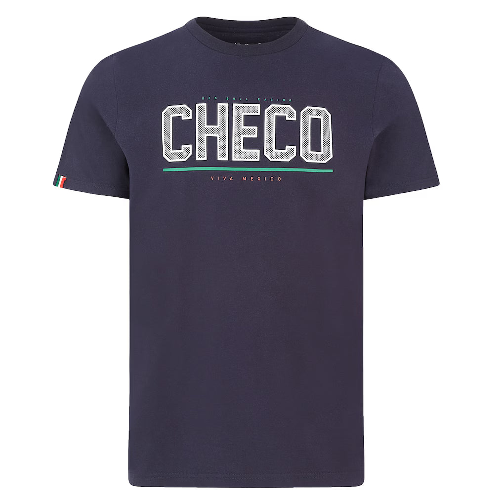 Red Bull Racing Sergio Perez Graphic T-Shirt Navy 2021-Fanwear