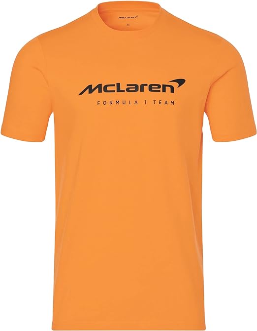 Mclaren Men's Team Core Essentials T-Shirt Papaya 2023-Fanwear