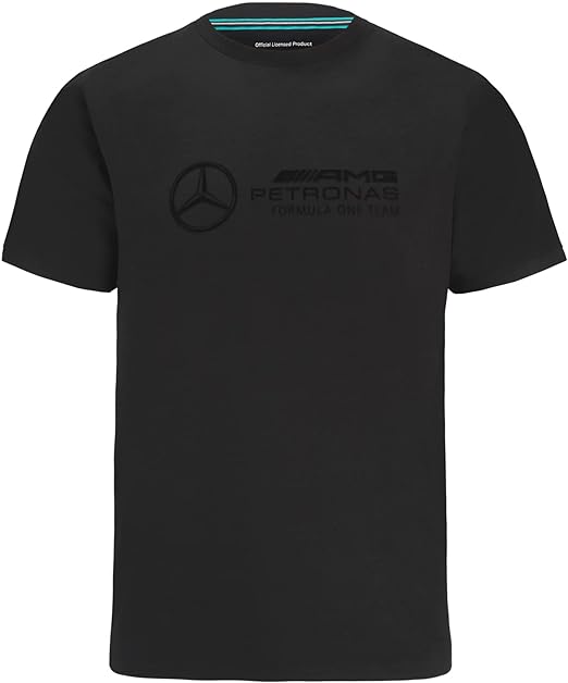 Mercedes-AMG Petronas Formula 1 Team Stealth Large Logo T-Shirt Black 2022-Fanwear