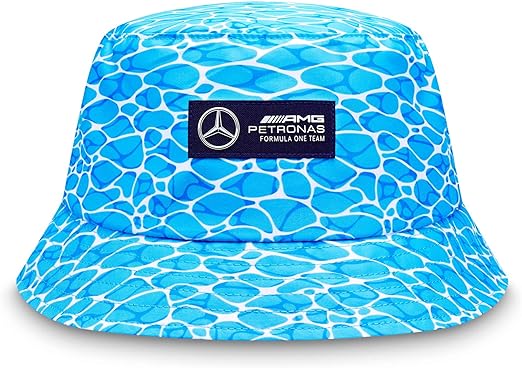 Mercedes-AMG Petronas Formula 1 Team Special Edition George Russel Bucket Hat No Diving Blue 2023-Fanwear